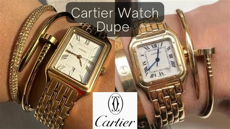 cartier panther watch dupe.